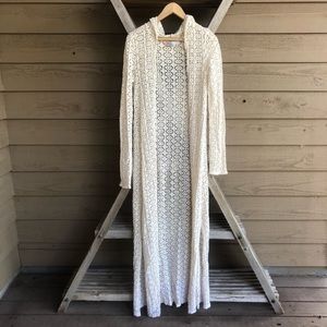 Free People Beach Maxi Cover Up Jacket